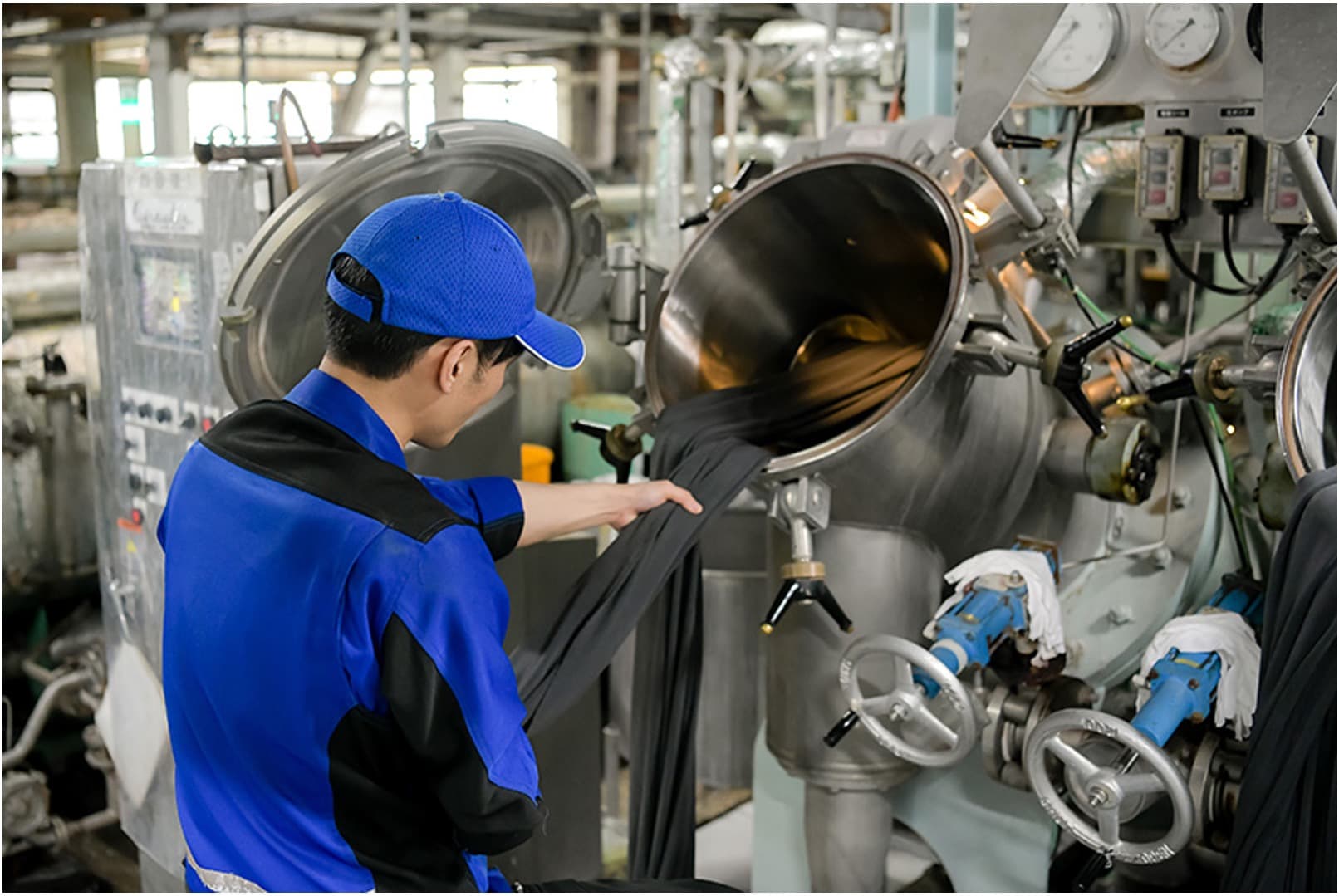 加工前の工場写真